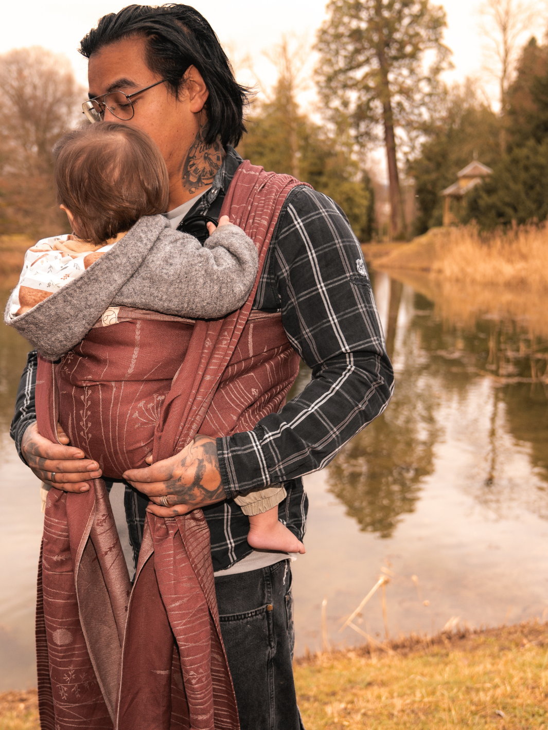 Tragetuch Herba Marone - camilou.de