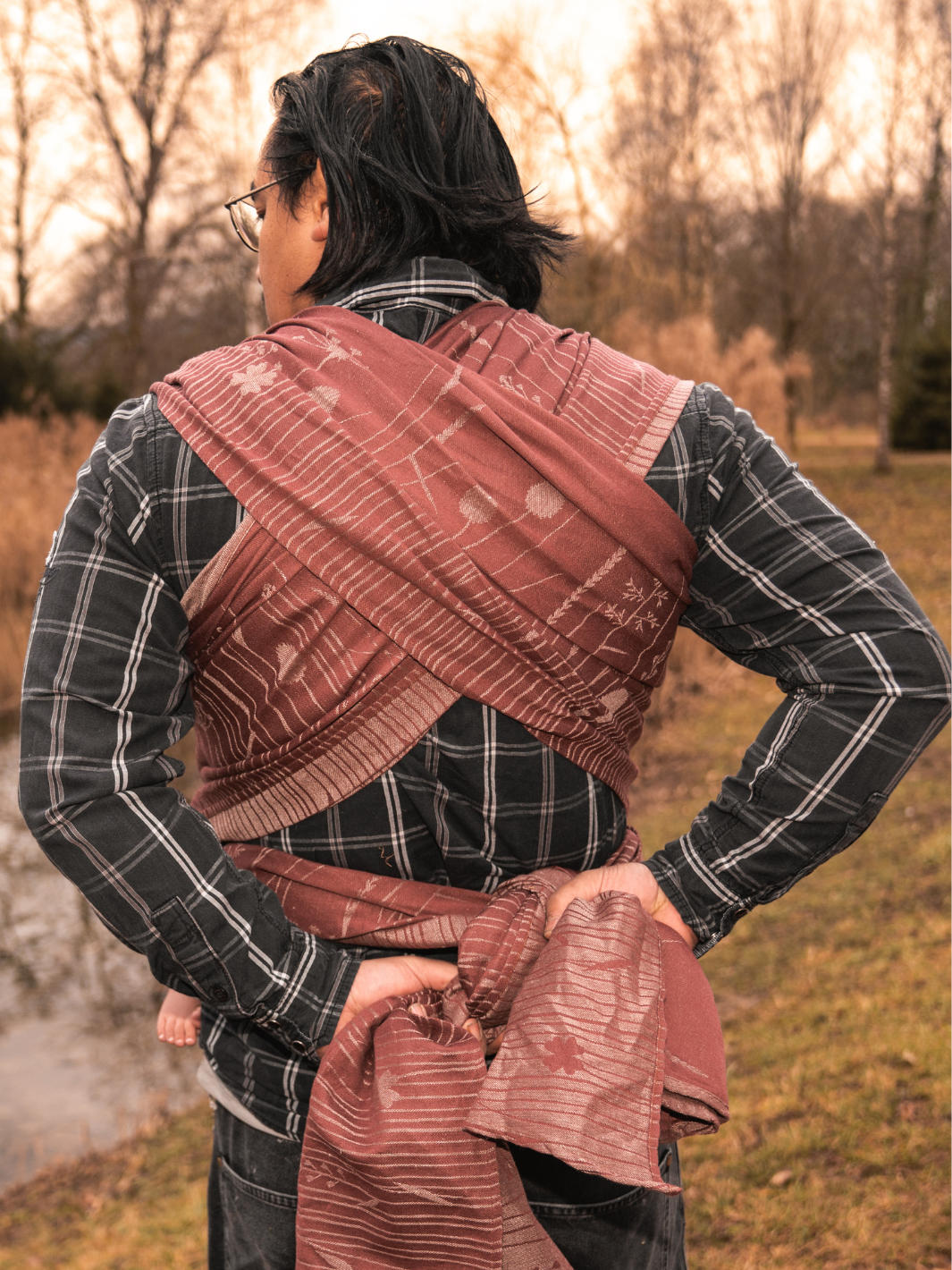 Tragetuch Herba Marone - camilou.de