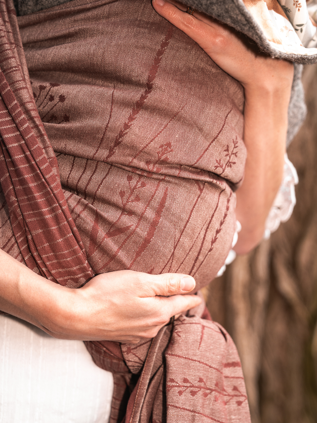 Tragetuch Herba Marone - camilou.de