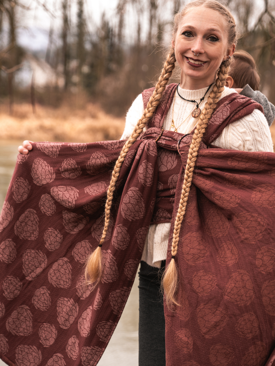 Tragetuch Artishocca Castanea - camilou.de