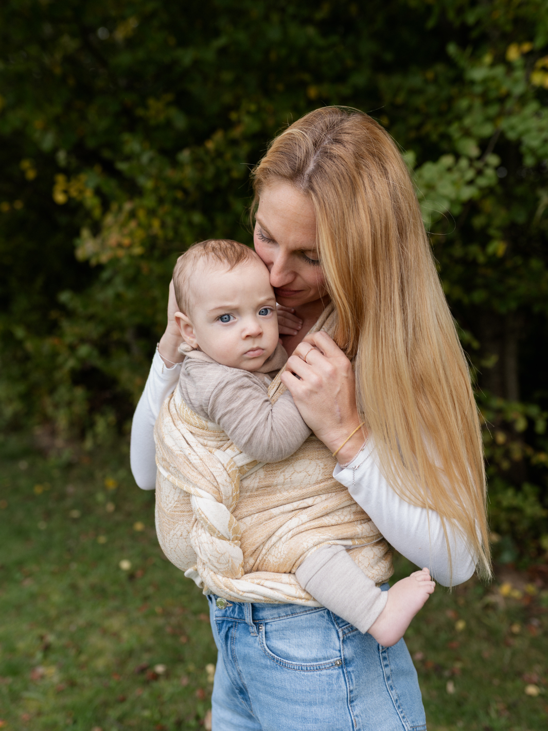 Doubleweave Artishocca Amber mit Leinen und Seide